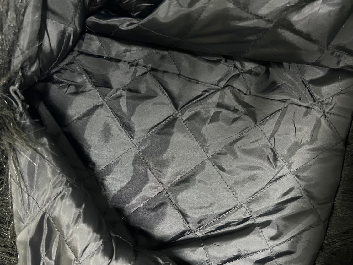 Black faux fur jacket 상품이미지2