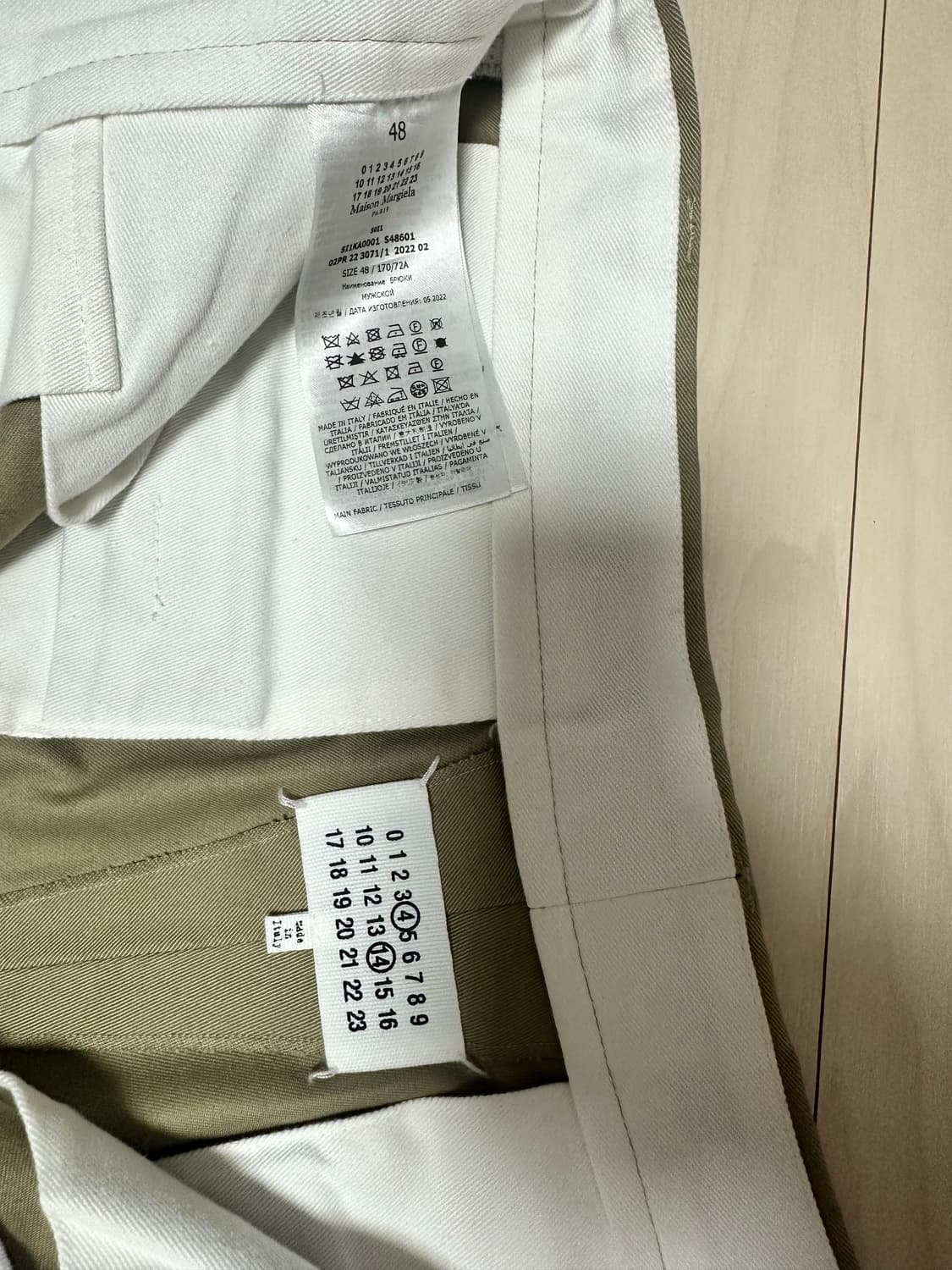 마르지엘라 게버딘 팬츠 48(30) 상품이미지4