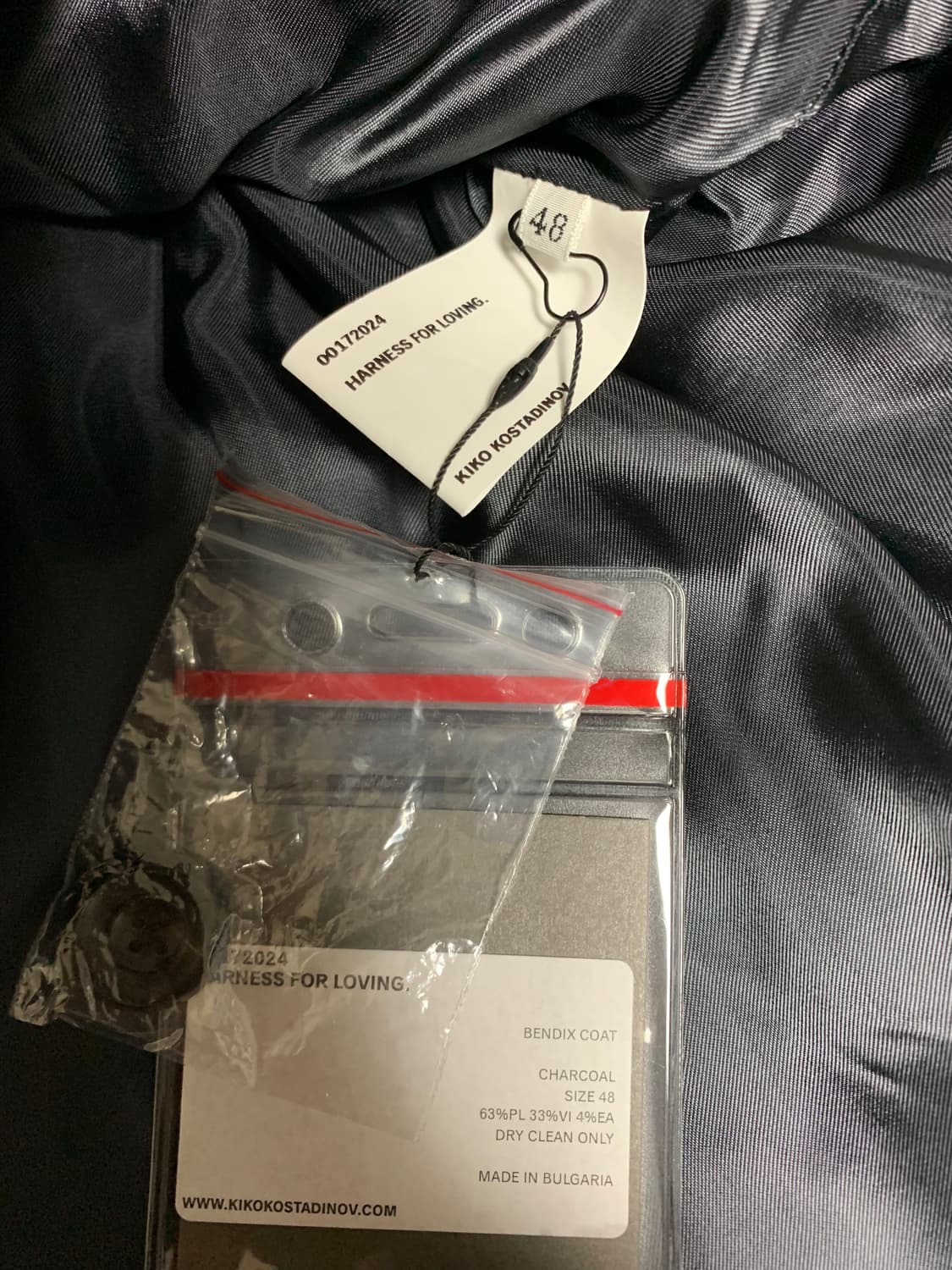 Kiko kostadinov bendix coat 상품이미지3