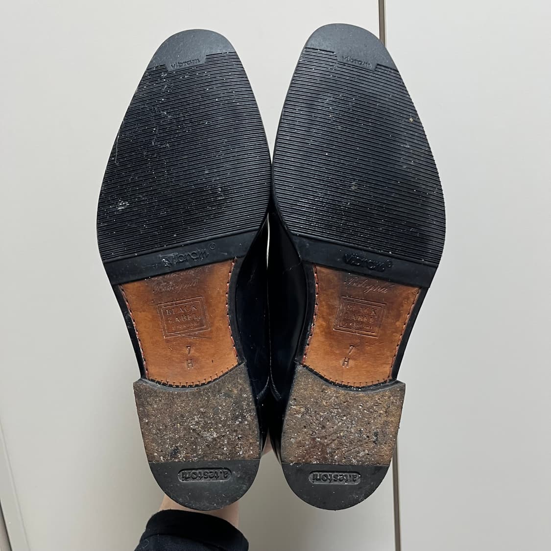 아테스토니 블랙라벨 카프스킨 캡토 로퍼 상품이미지8