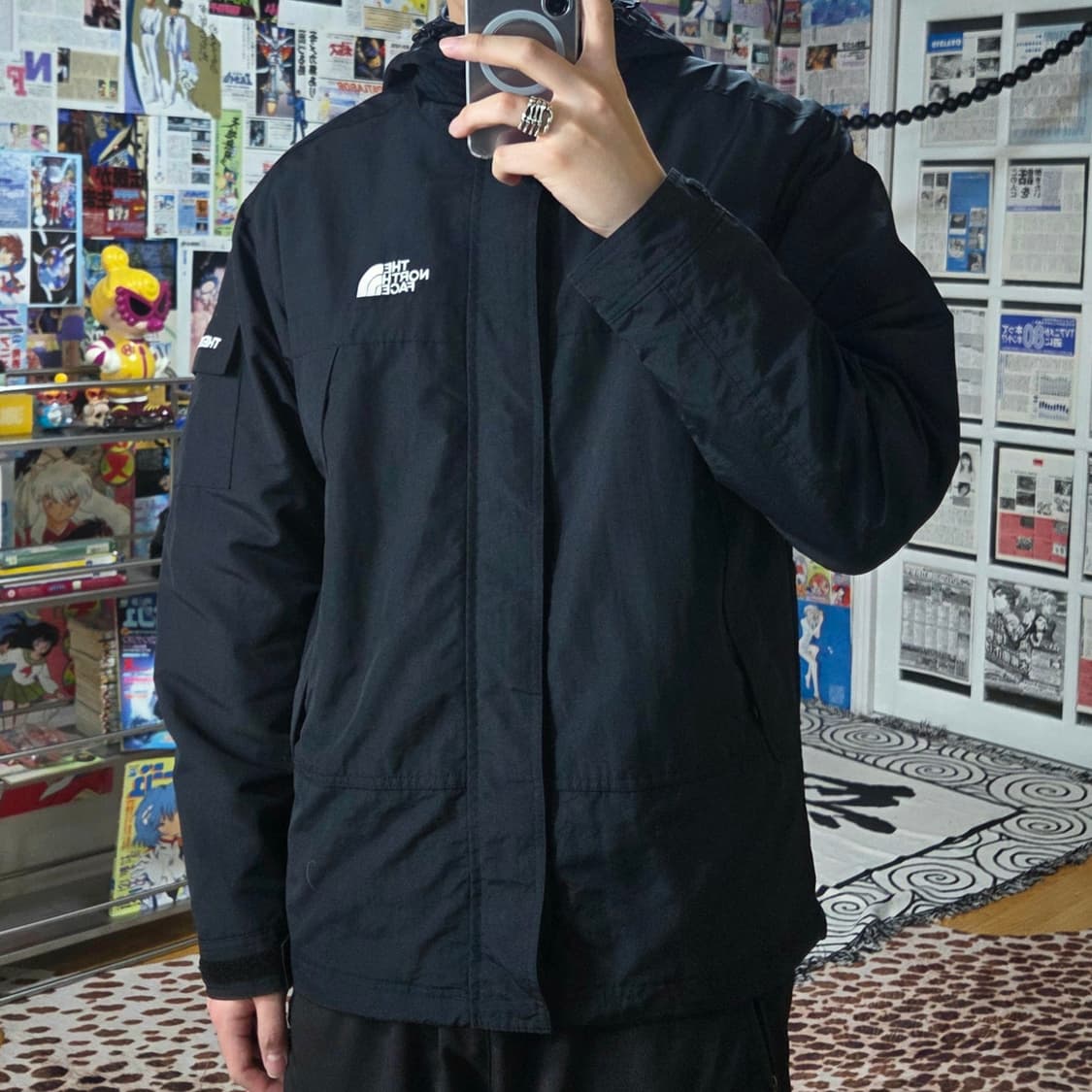 노스페이스 고프코어 블랙 바람막이 자켓 상품이미지2