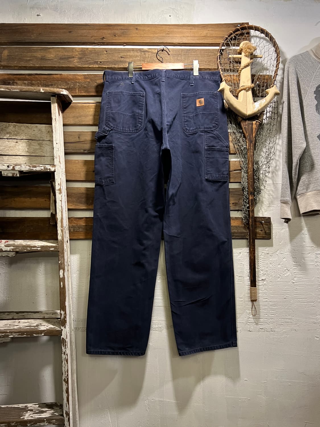[40]칼하트 USA 덩가리핏 미드나잇 네이비 카펜터 워크 팬츠 상품이미지1