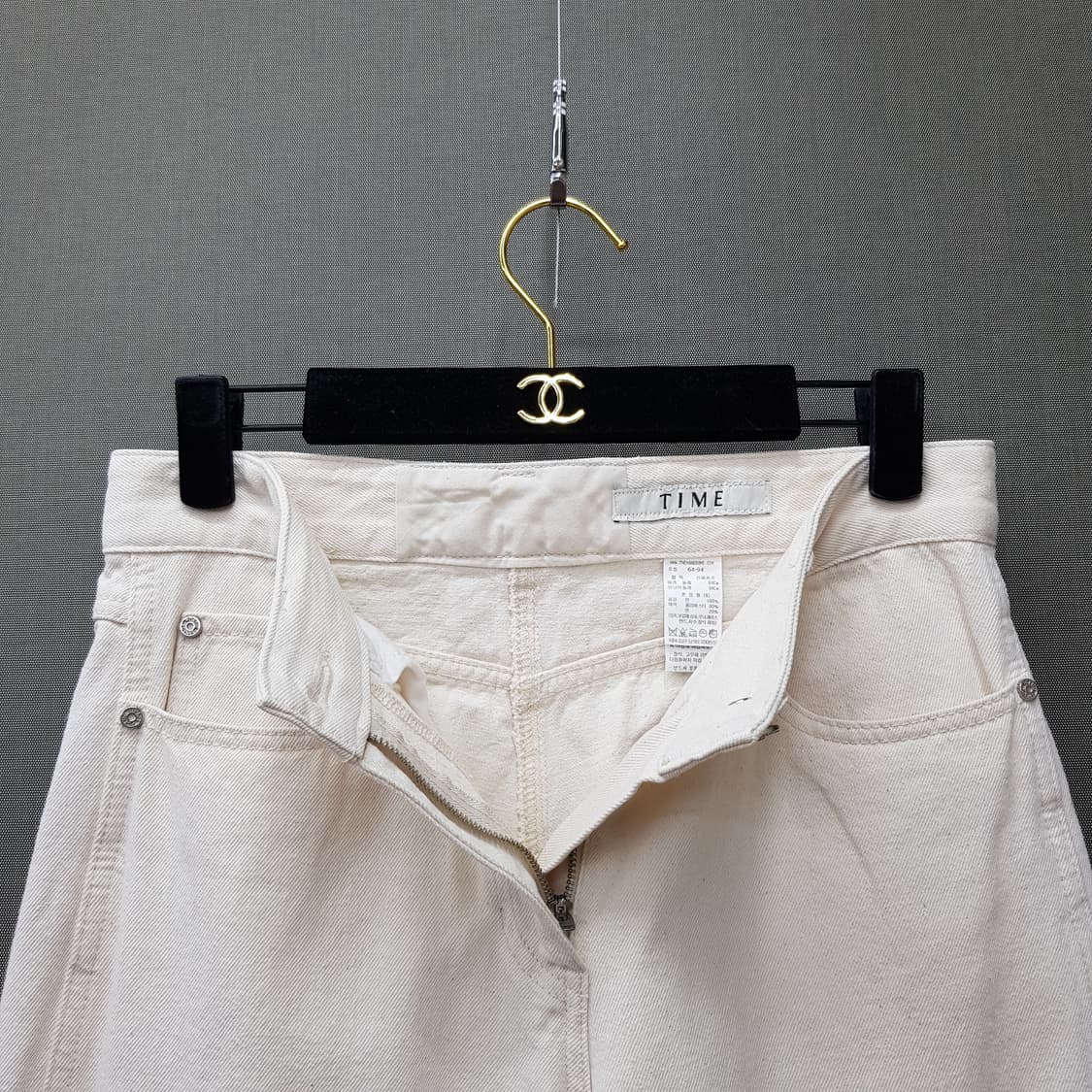 한섬 타임 2023 와이드 데님 팬츠 64-94사이즈 상품이미지2