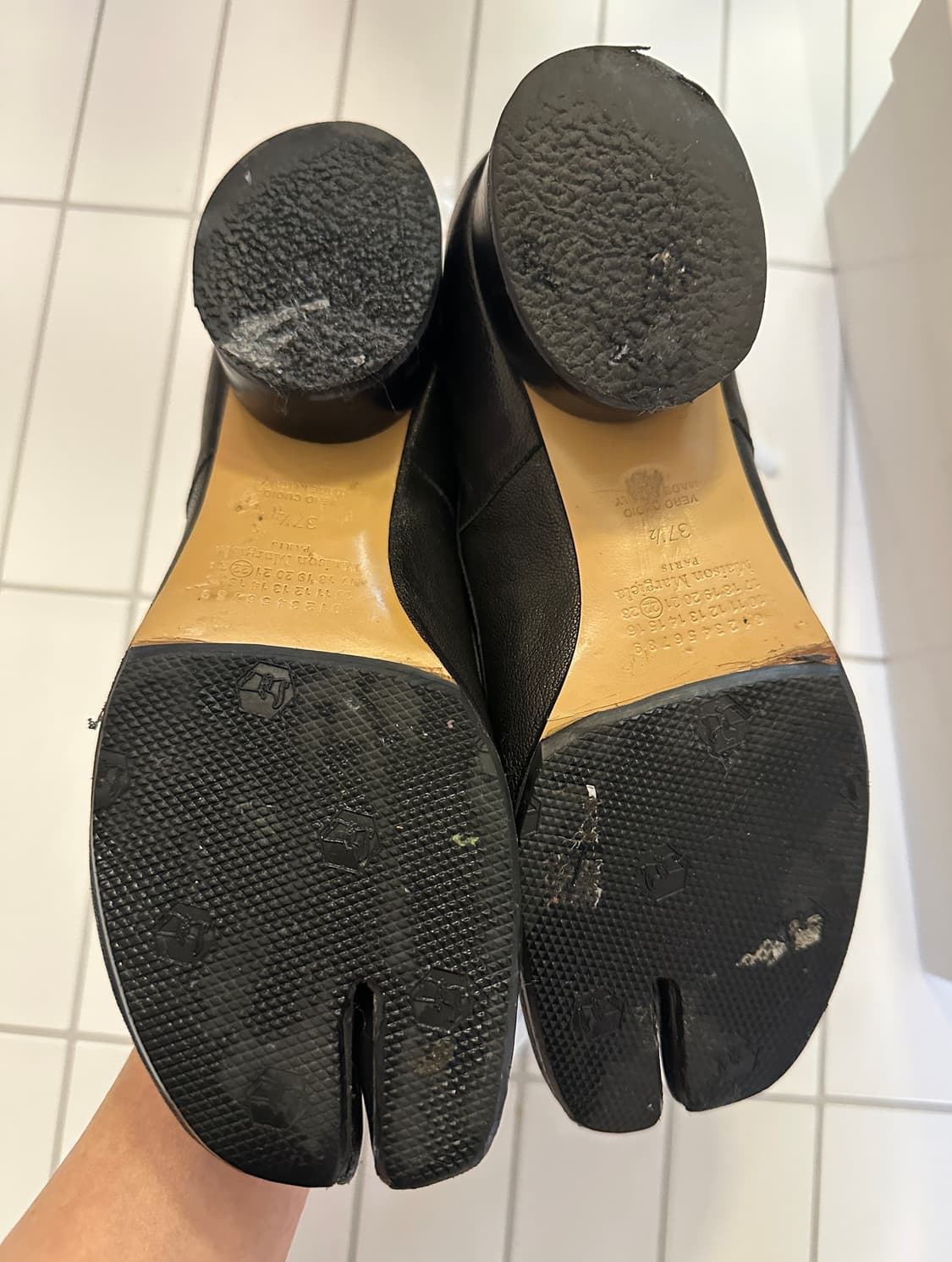 메종 마르지엘라 타비 발레리나 펌프스 37.5 블랙 상품이미지8