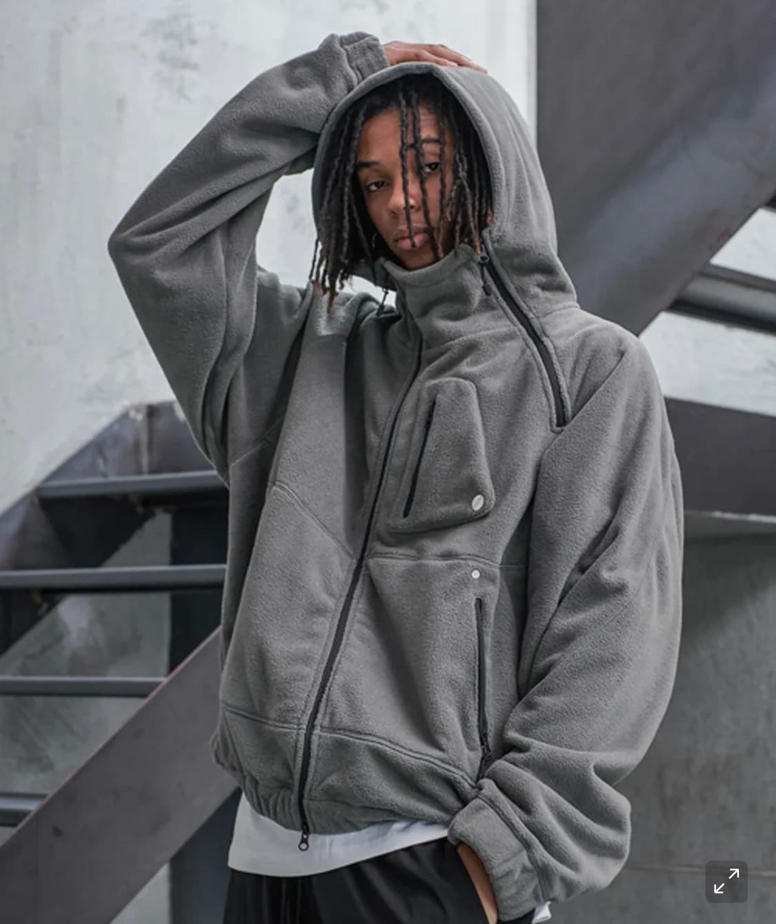 로어링라드 플리스 후드 자켓 상품이미지1