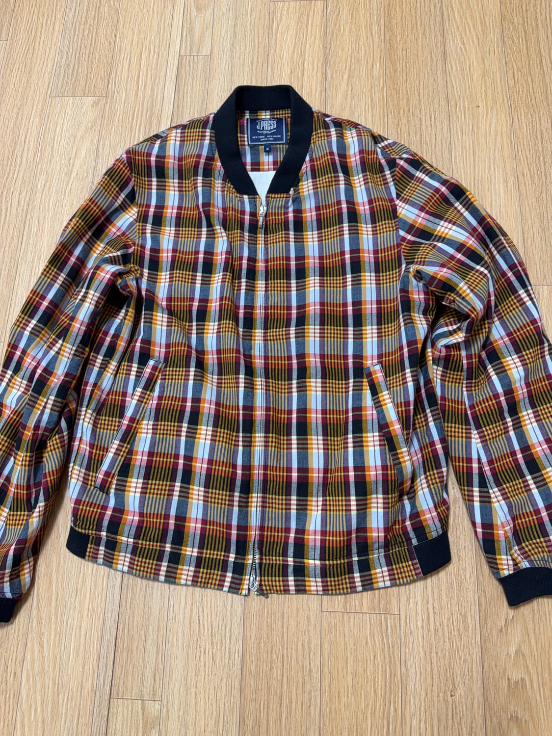 J press 마드라스 블루종 상품이미지3