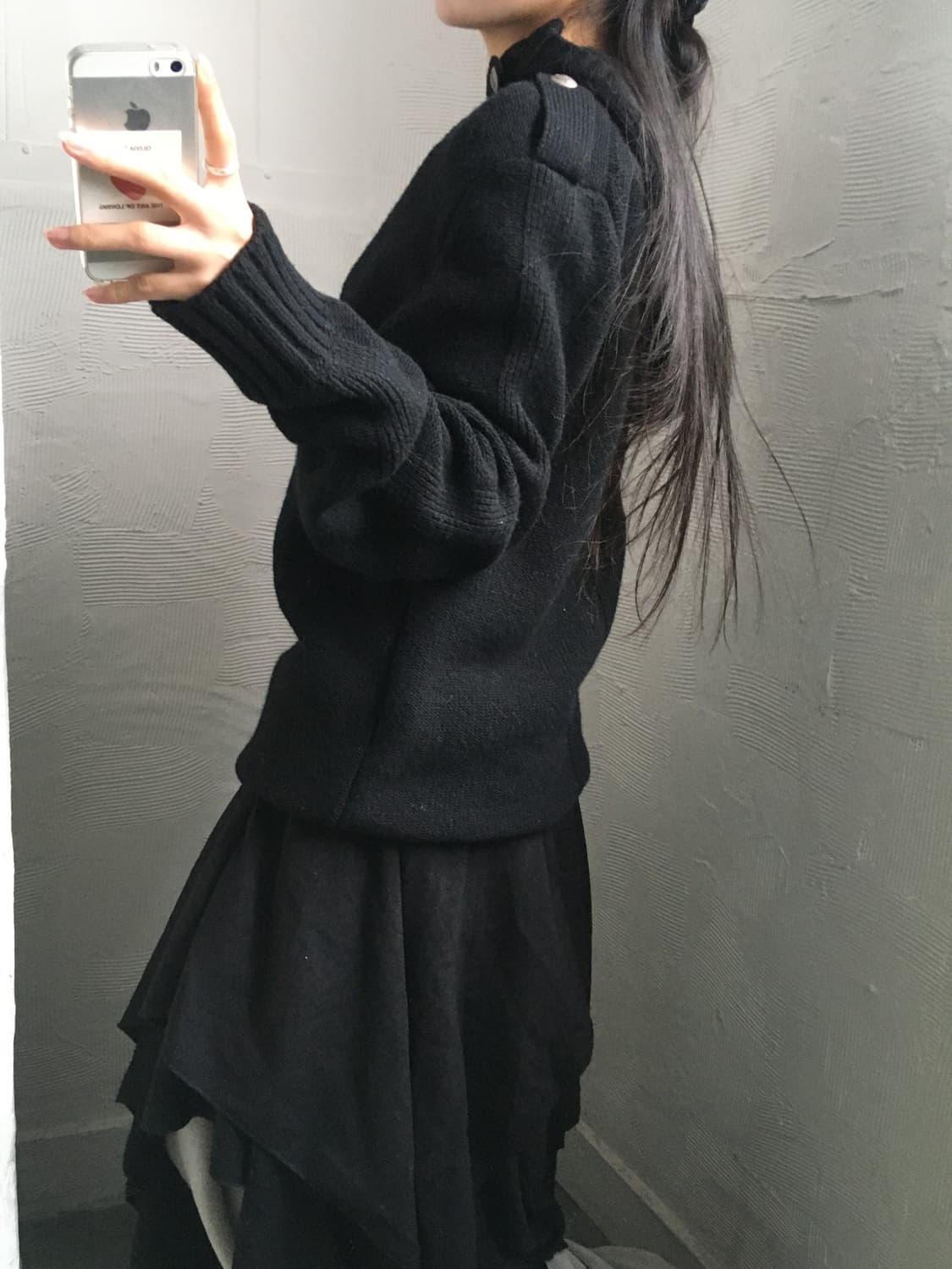 Wooyoungmi 우영미 블랙 후드 니트 상품이미지3