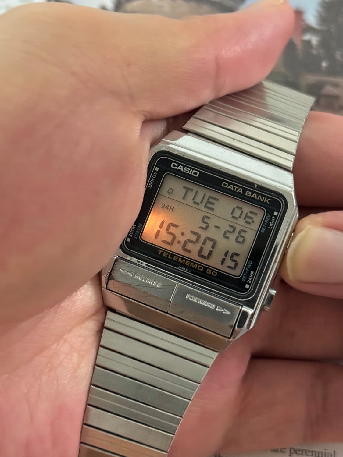 Casio 카시오 매탈 DB-500 데이터 뱅크 디지털 메탈 상품이미지2