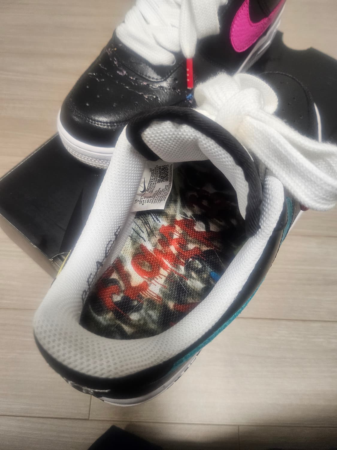 피스마이너스원 에어포스 블랙 250 상품이미지3