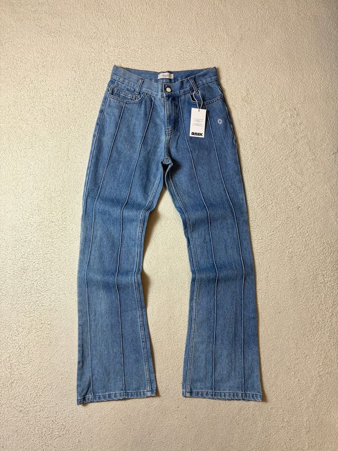 기준 KIJUN 22ss 8핀 턱 부츠컷 와이드 데님 팬츠 PN8021 상품이미지1