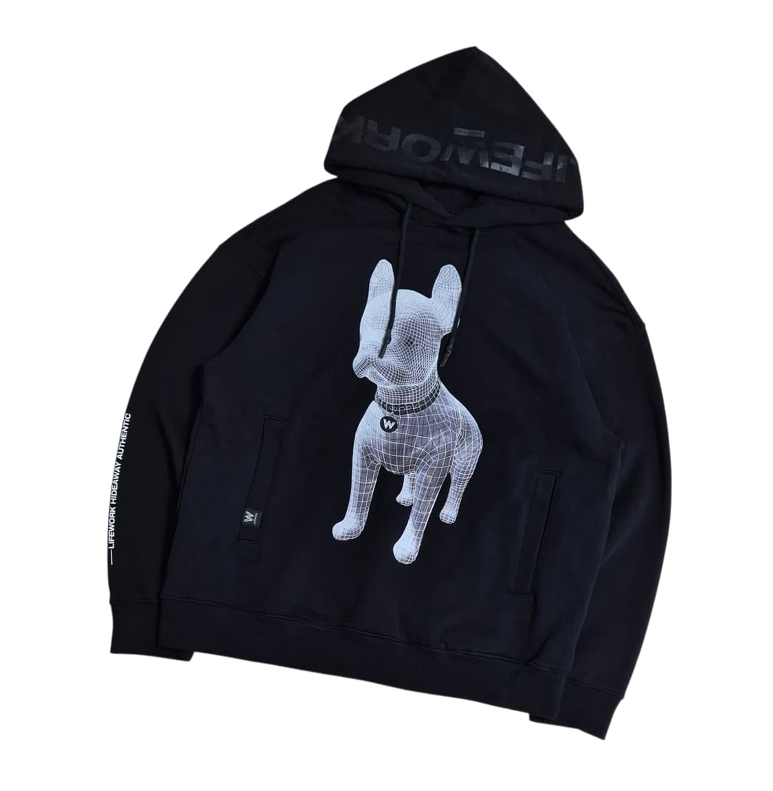 라이프워크 불독 후드티 상품이미지1