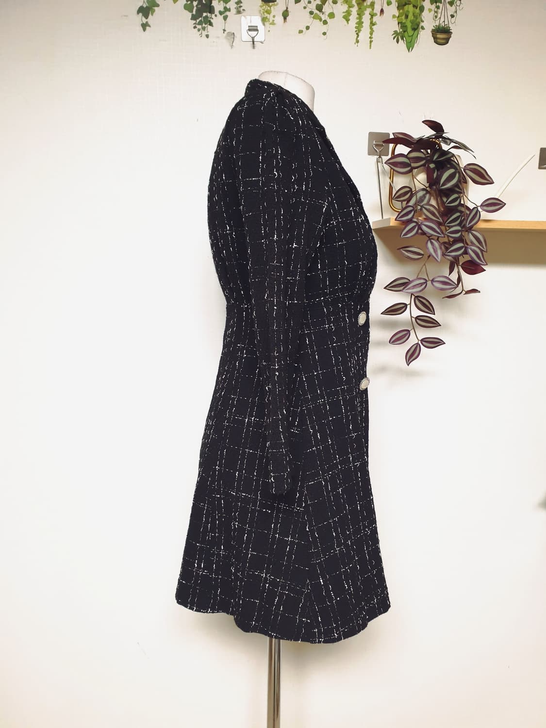 트위드원피스 미니 66 블랙 M 상품이미지7