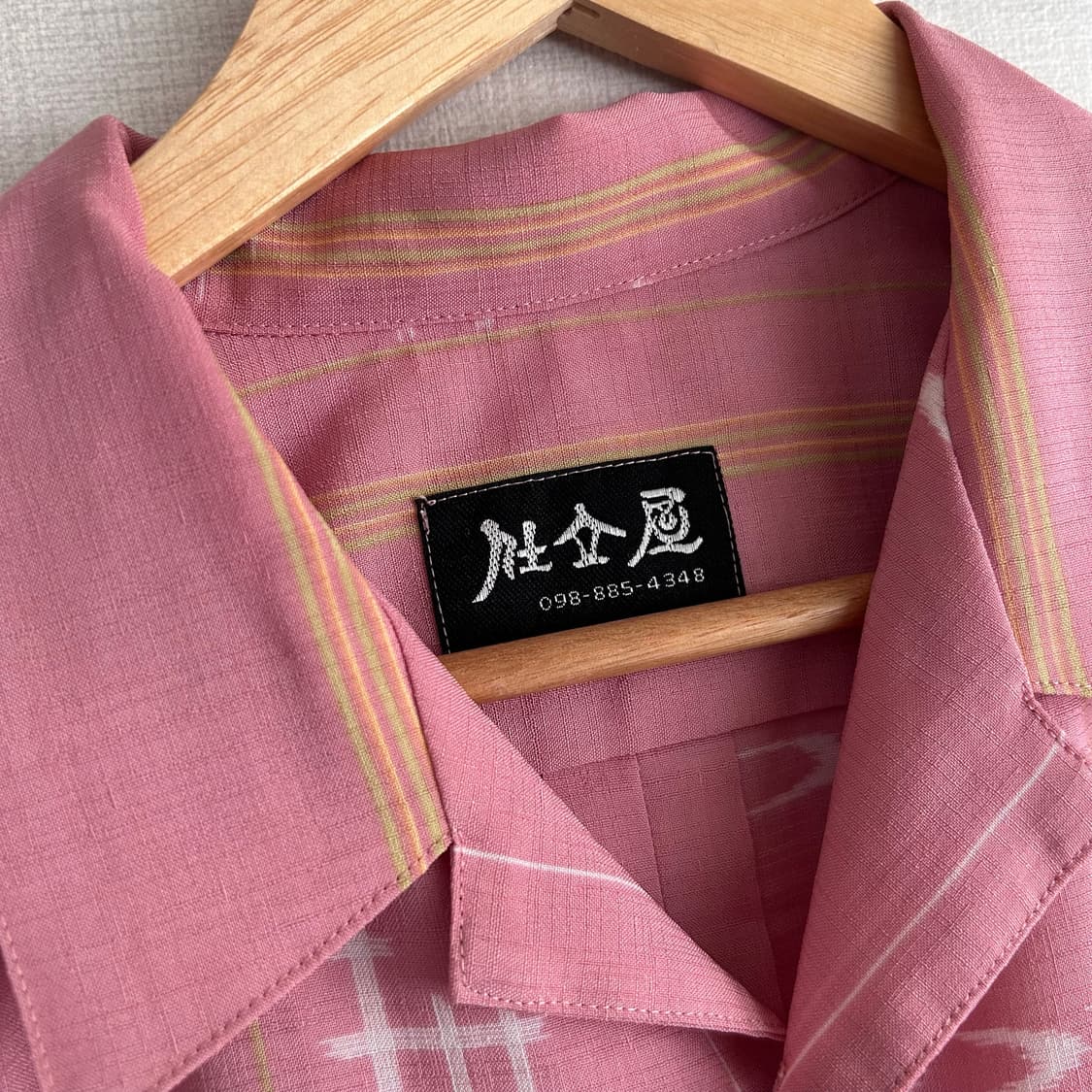 Vintage Mood Pink Pattern Shirts 상품이미지7