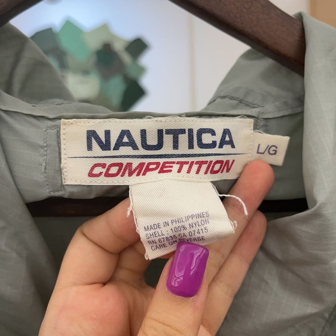 노티카 올드스쿨 빈티지 립스탑 바람막이 아노락 L C06560 상품이미지5