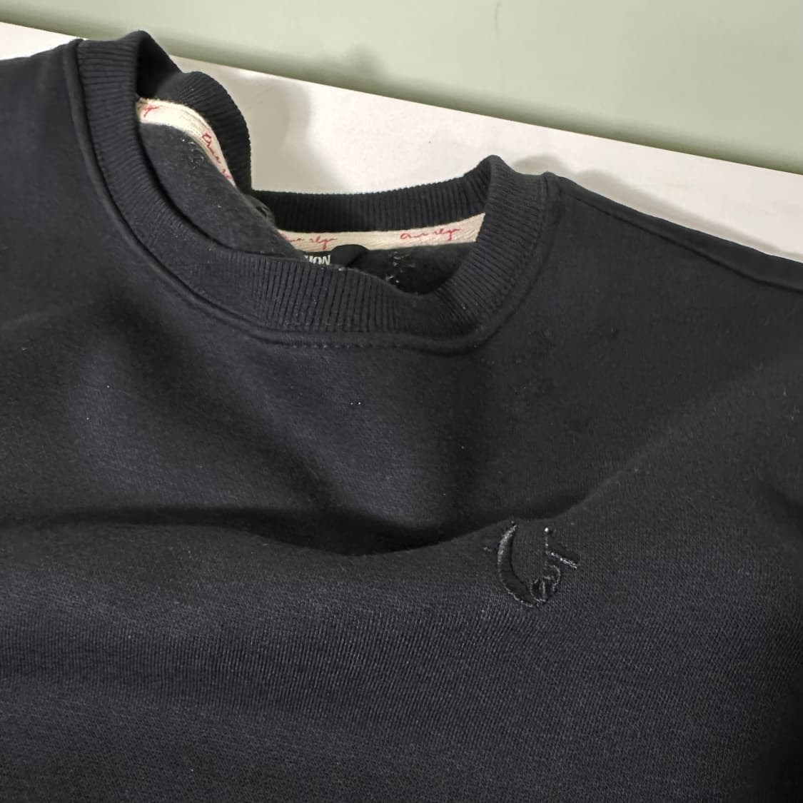 95-100 M-L 트루틸리전 스몰로고 크롭 스웻셔츠 맨투맨 남여공용 상품이미지5