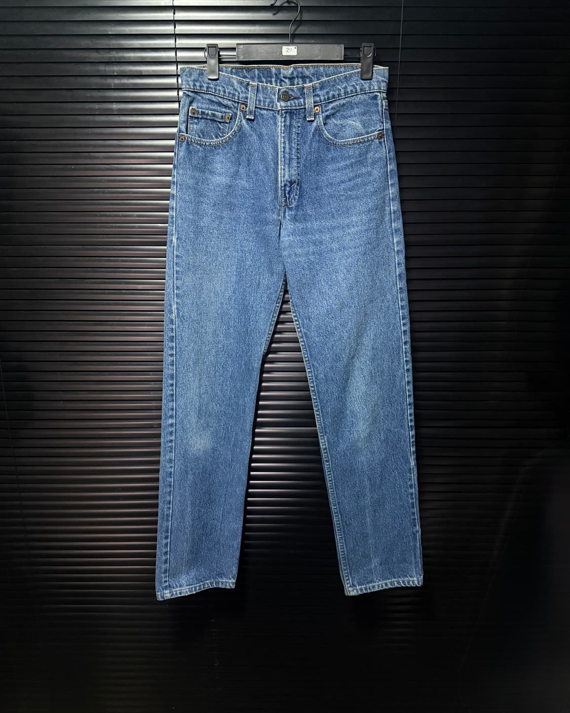 리바이스 505-0217 90‘s 빈티지 워싱 데님 진청 워크 팬츠 29 상품이미지3