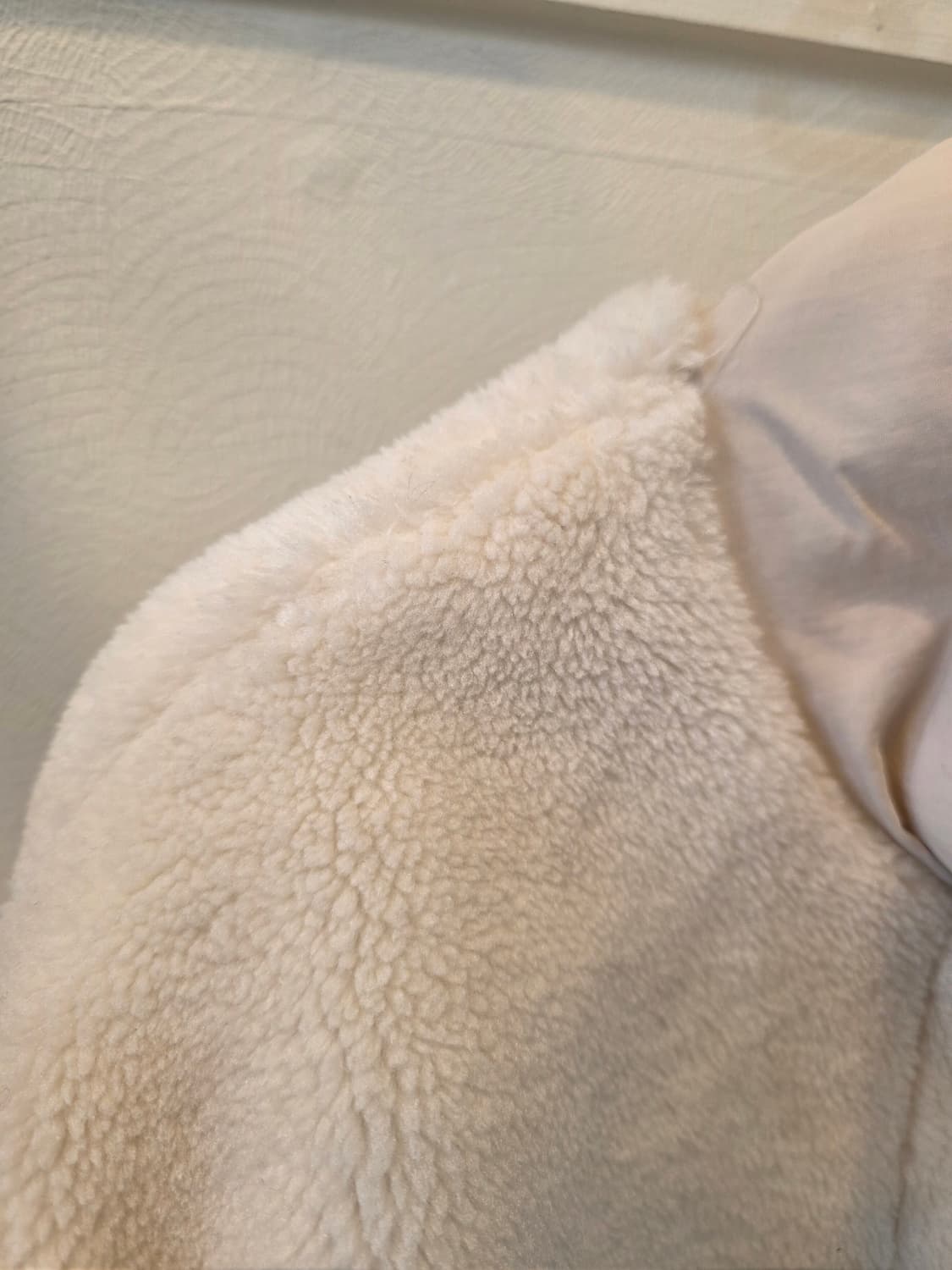 라퍼지스토어 아이보리 뽀글이 플리스 자켓 상품이미지3