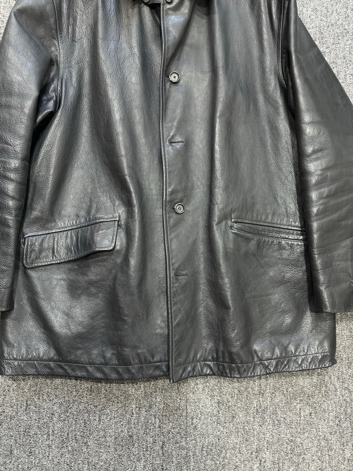 빈티지 올드 폴로 랄프로렌 카우하이드 레더 카코트 L 올드갭 더블알엘 상품이미지7