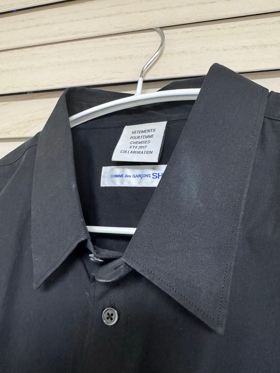 베트멍 꼼데가르송 17ss 벤딩 셔츠 상품이미지7