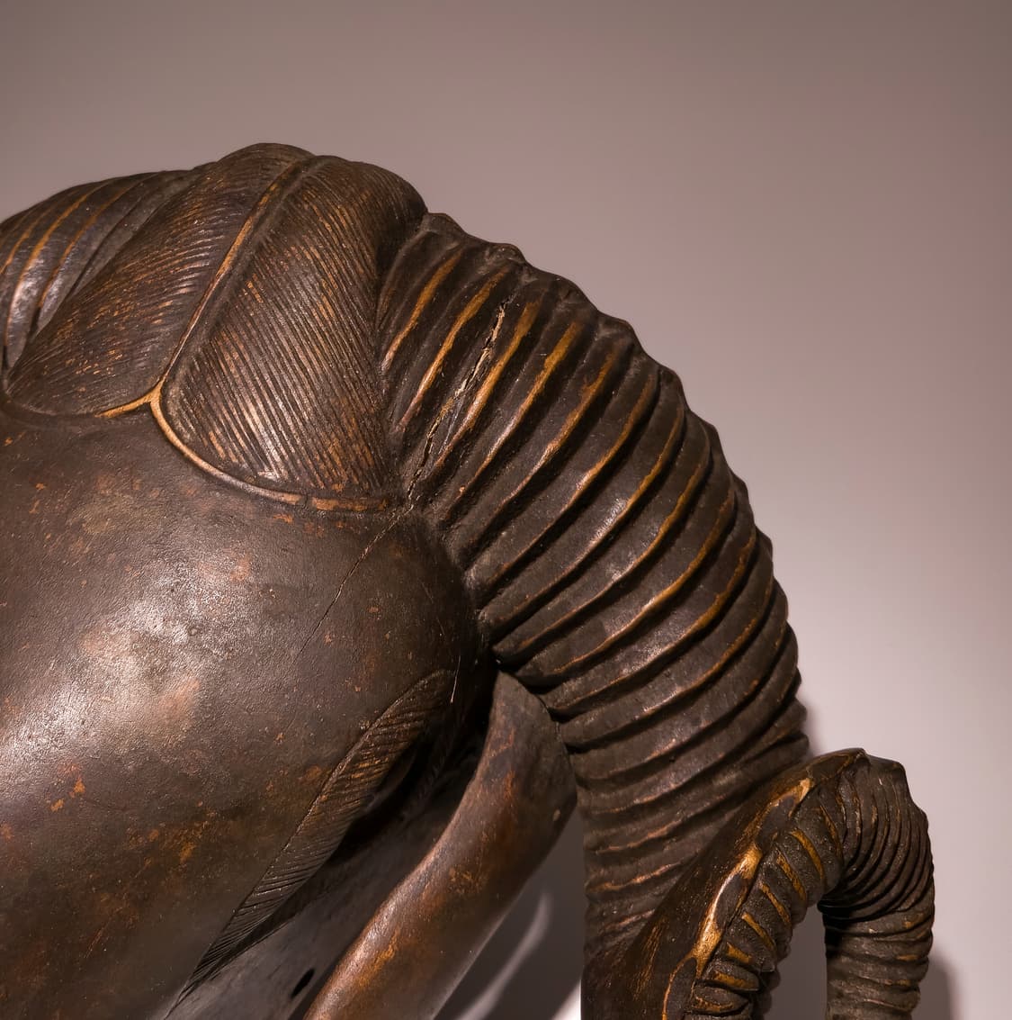 Ivory Coast Baule Ram Mask 상품이미지8