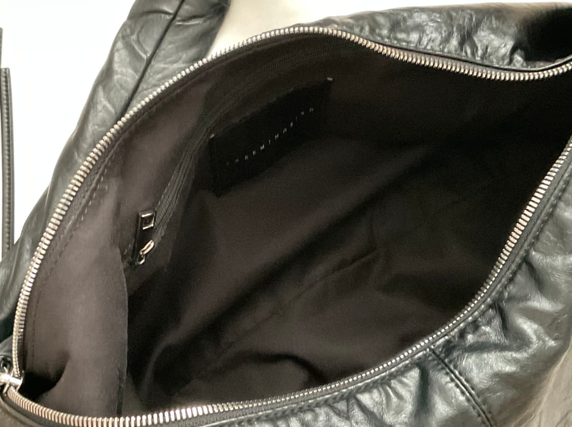 트리밍버드 Zipper Finishing Leather 호보백 가방 상품이미지5