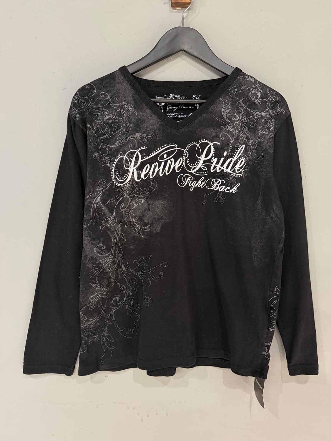 smoking skull printing long sleeve 상품이미지5