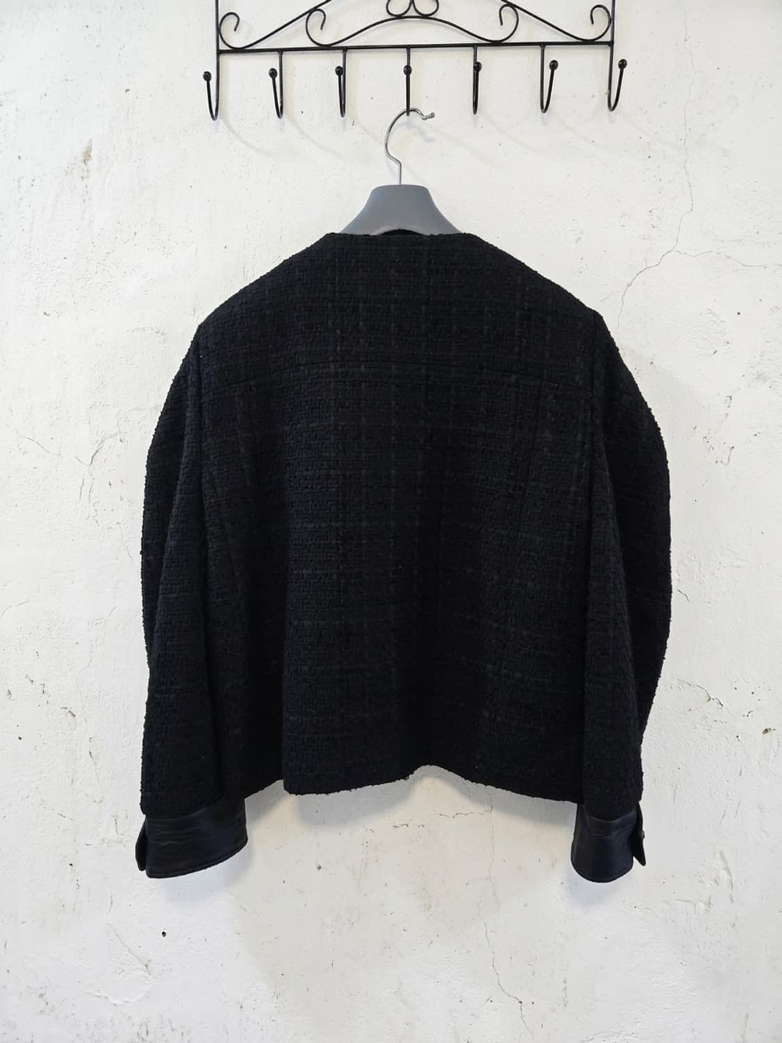 자라 블랙 트위드 자켓 S 상품이미지2