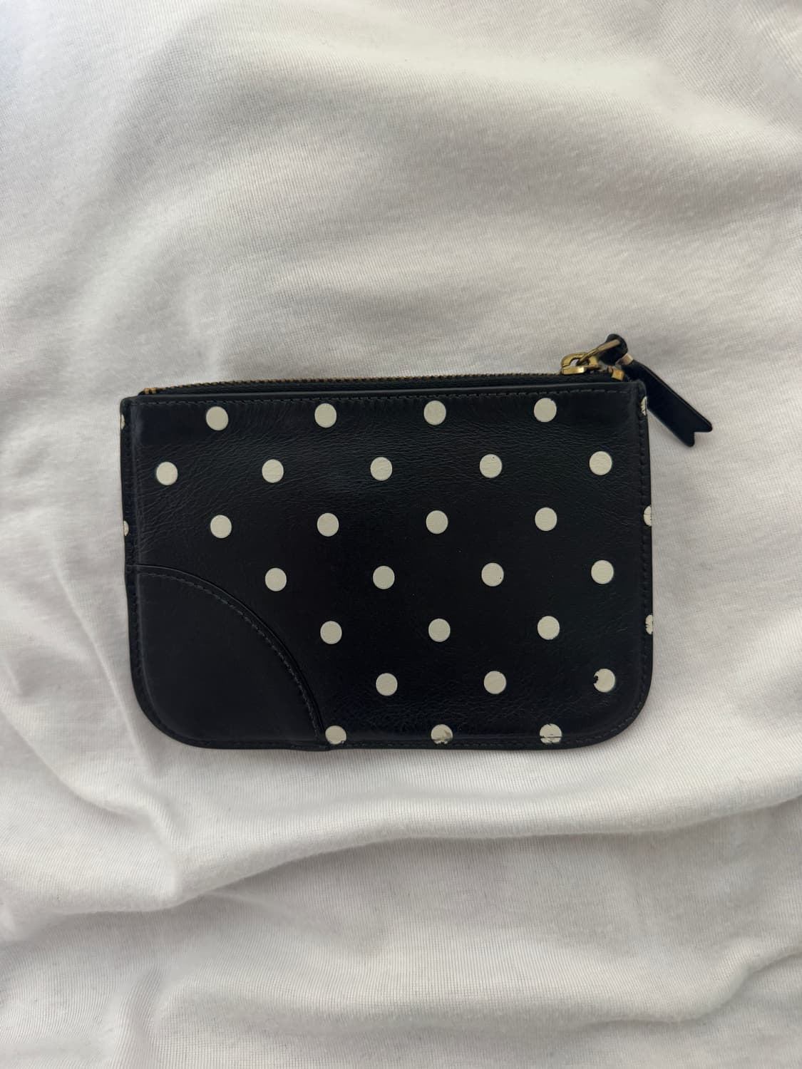 꼼데가르송 블랙 도트 지퍼 반지갑 상품이미지2