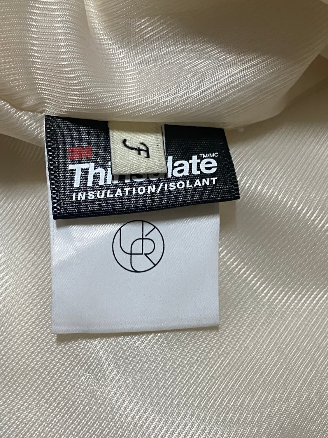 Umer 유메르 메르 트렌치 패딩 코트 바닐라 컬러 Free 상품이미지9