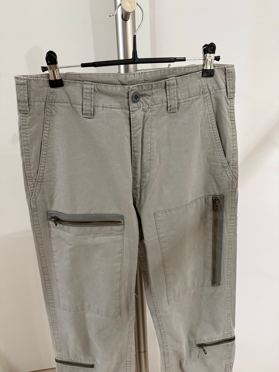 UNUSED 언유즈드 지퍼 카고 팬츠 상품이미지2