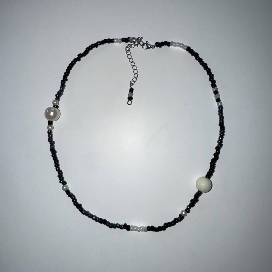 🌊 딥블루 펄 투웨이 목걸이 상품이미지2