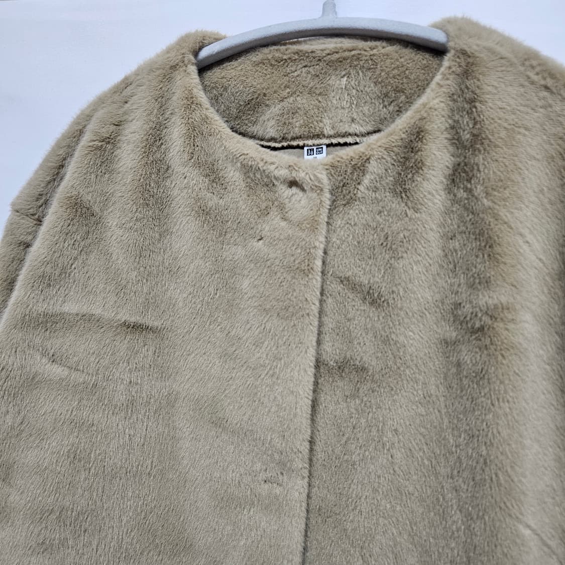 유니클로 알파카 퍼 자켓 M 상품이미지2