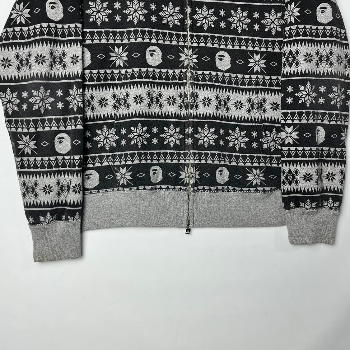 [A BATHING APE ] 베이프 페어아일 패턴 후드집업 상품이미지4