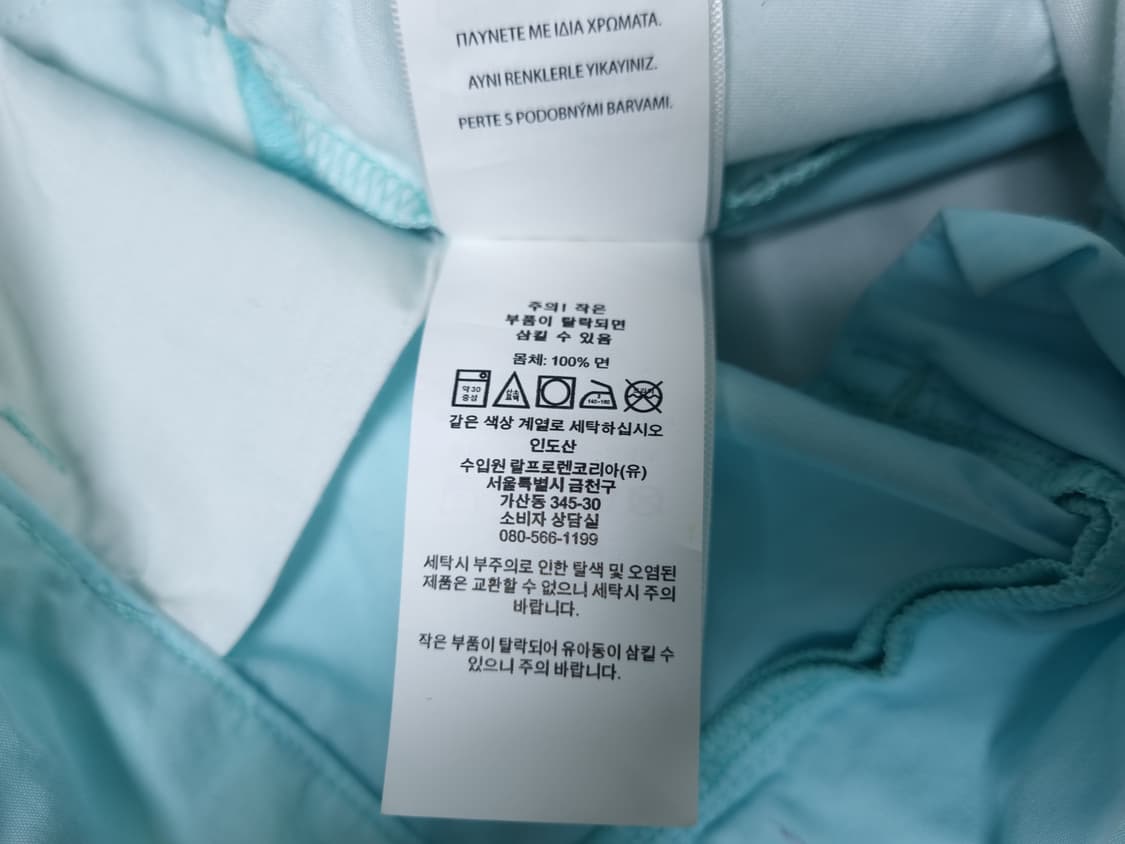 [무료배송][160]폴로 키즈 코튼 반바지 상품이미지7