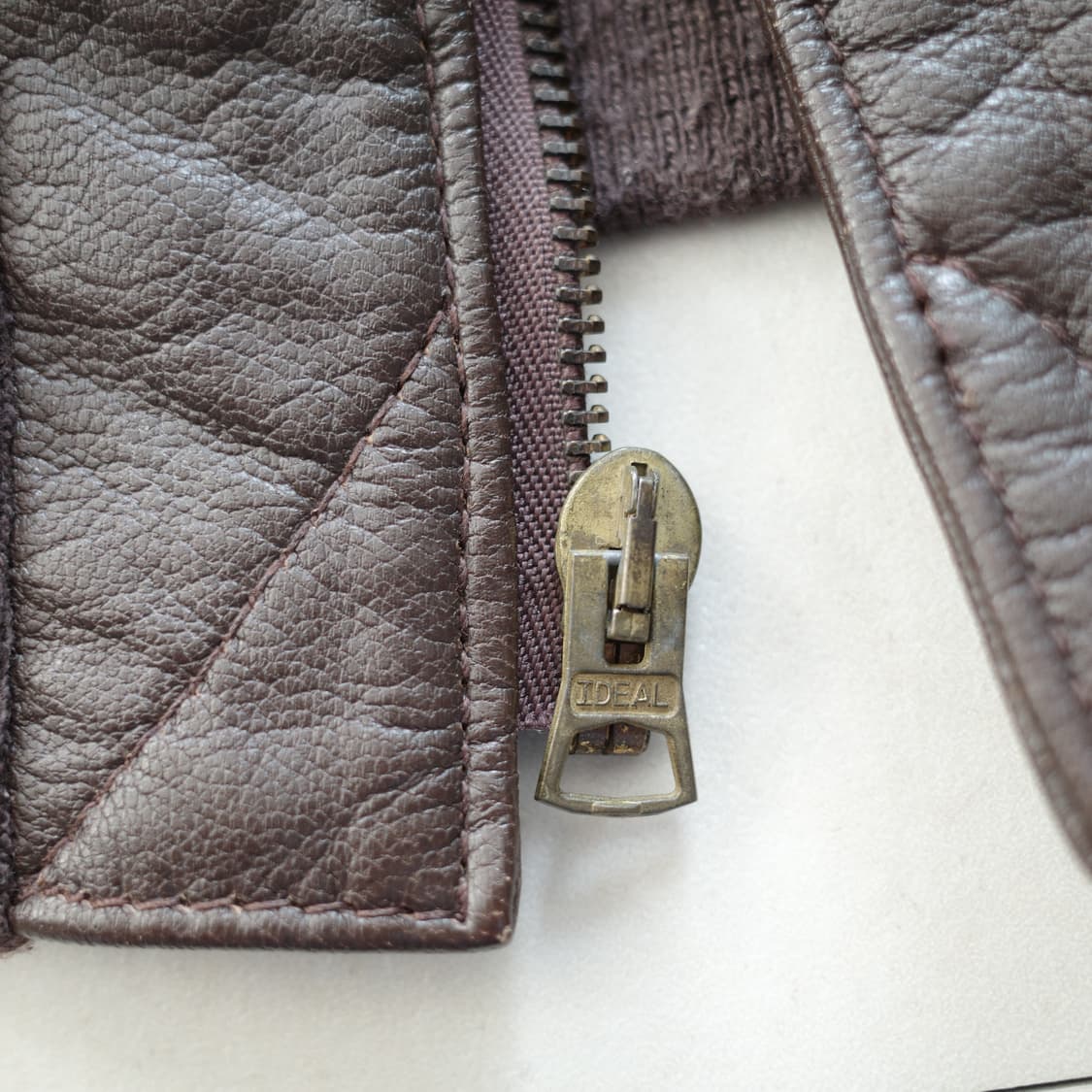 90s 쿠퍼 A-2 플라이트 자켓 염소가죽 40R MADE IN USA 상품이미지5