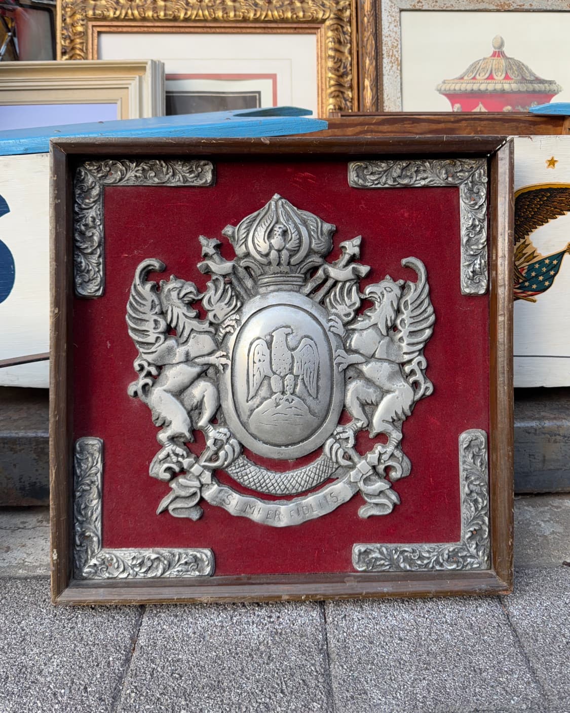 빈티지 소품 유럽식 문장 장식 상품이미지1