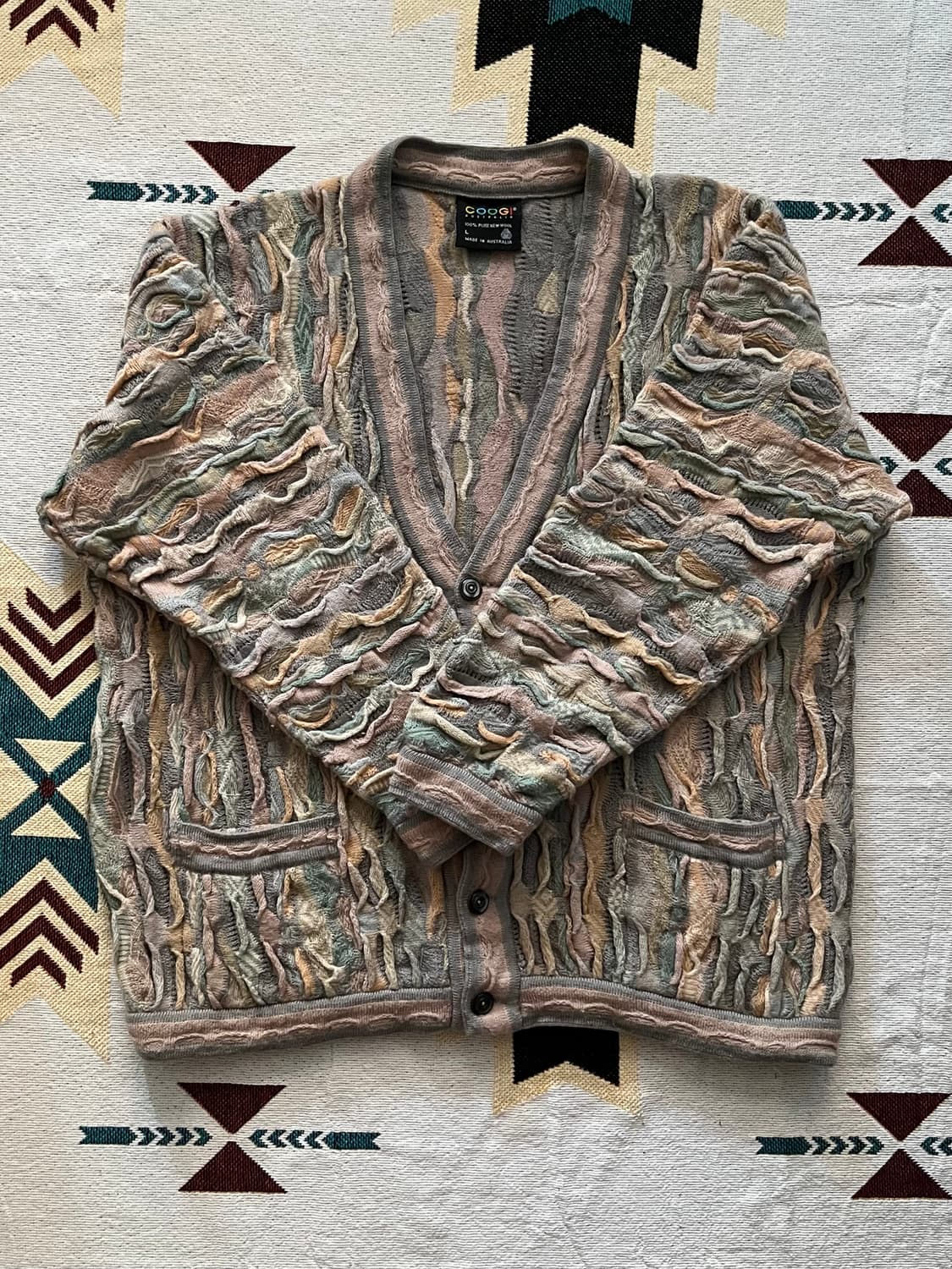 [L] COOGI 쿠지 빈티지 가디건 상품이미지1