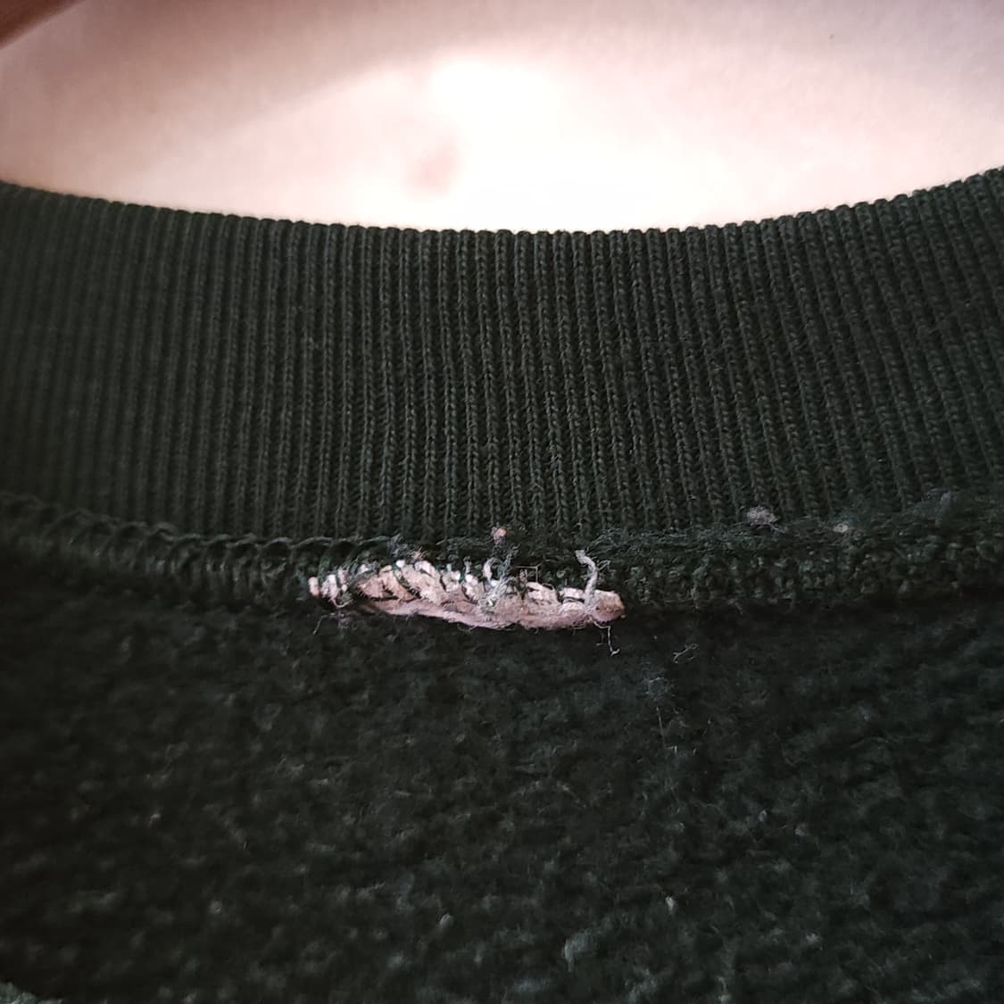 90s 빈티지 스웻셔츠 플레인 스웻셔츠 다크 그린 m 상품이미지4