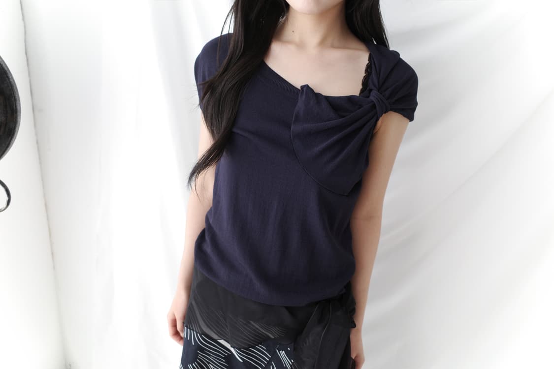 pattern tuck skirt  상품이미지5