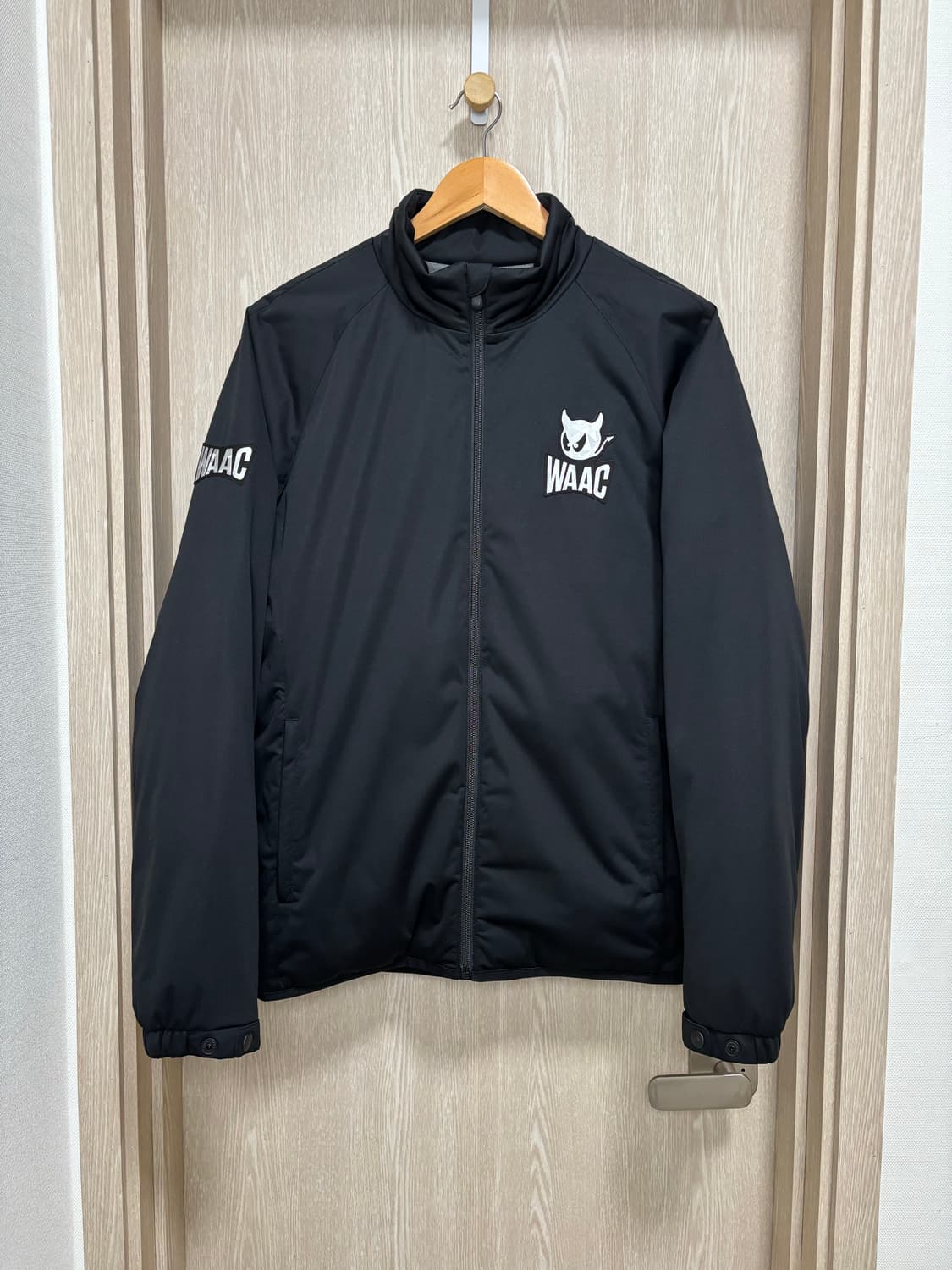 왁골프 풀집업 봄버패딩 스윙자켓2(100)/블랙 상품이미지1