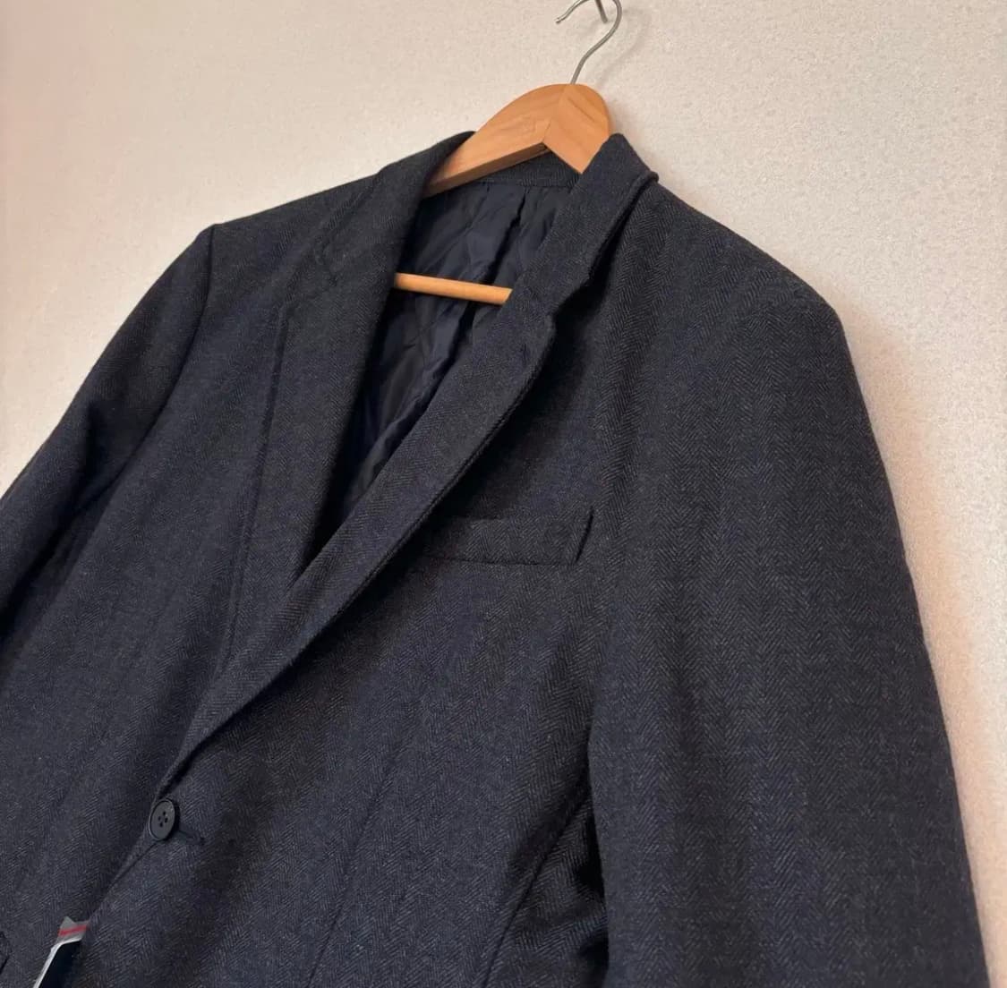 새제품 브룩스힐 FW 캐주얼 콤비 자켓 100 누빔 헤링본  상품이미지6