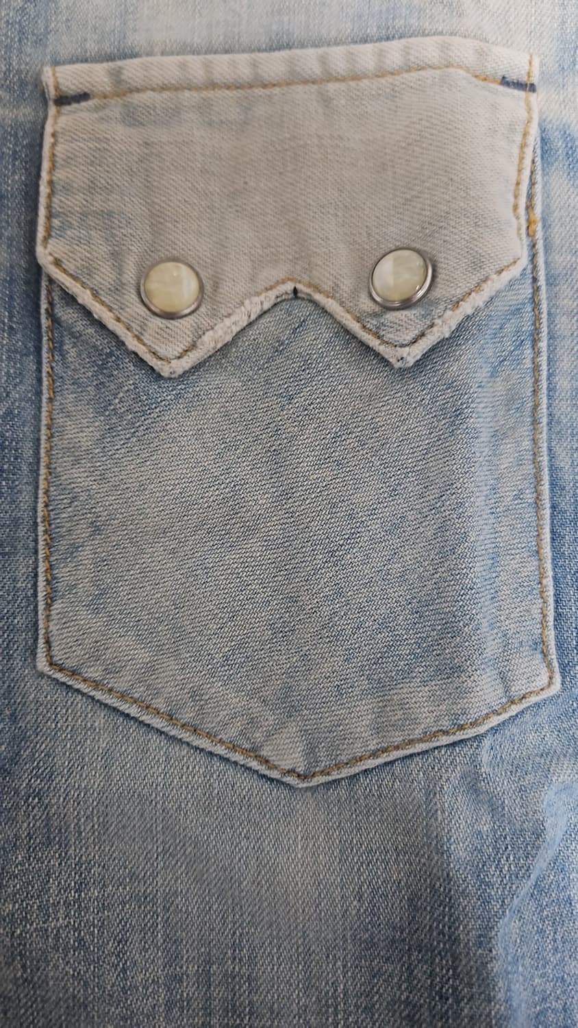 리바이스 LVC 1955 쏘우투스 데님 셔츠 S 상품이미지6