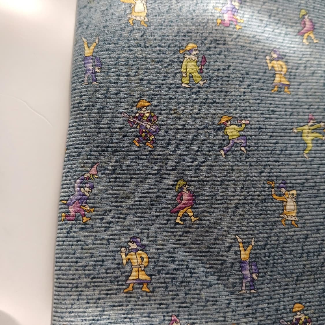 불가리 실크 패턴 넥타이 9.9cm B등급 A18247
 상품이미지5