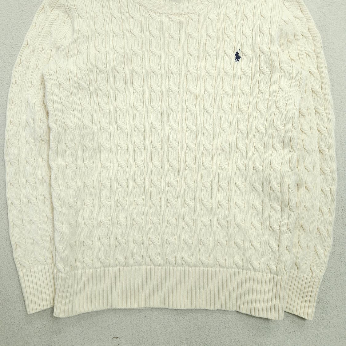 폴로 랄프 로렌 케이블 니트 XL18-20 아이보리 상품이미지3