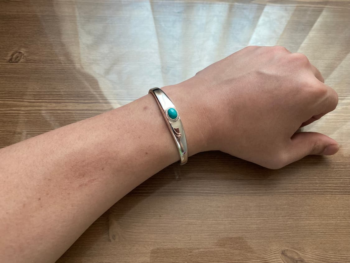 퍼스트 애로우즈 인디언주얼리 나바호 실버 은 뱅글 팔찌 새상품 상품이미지9