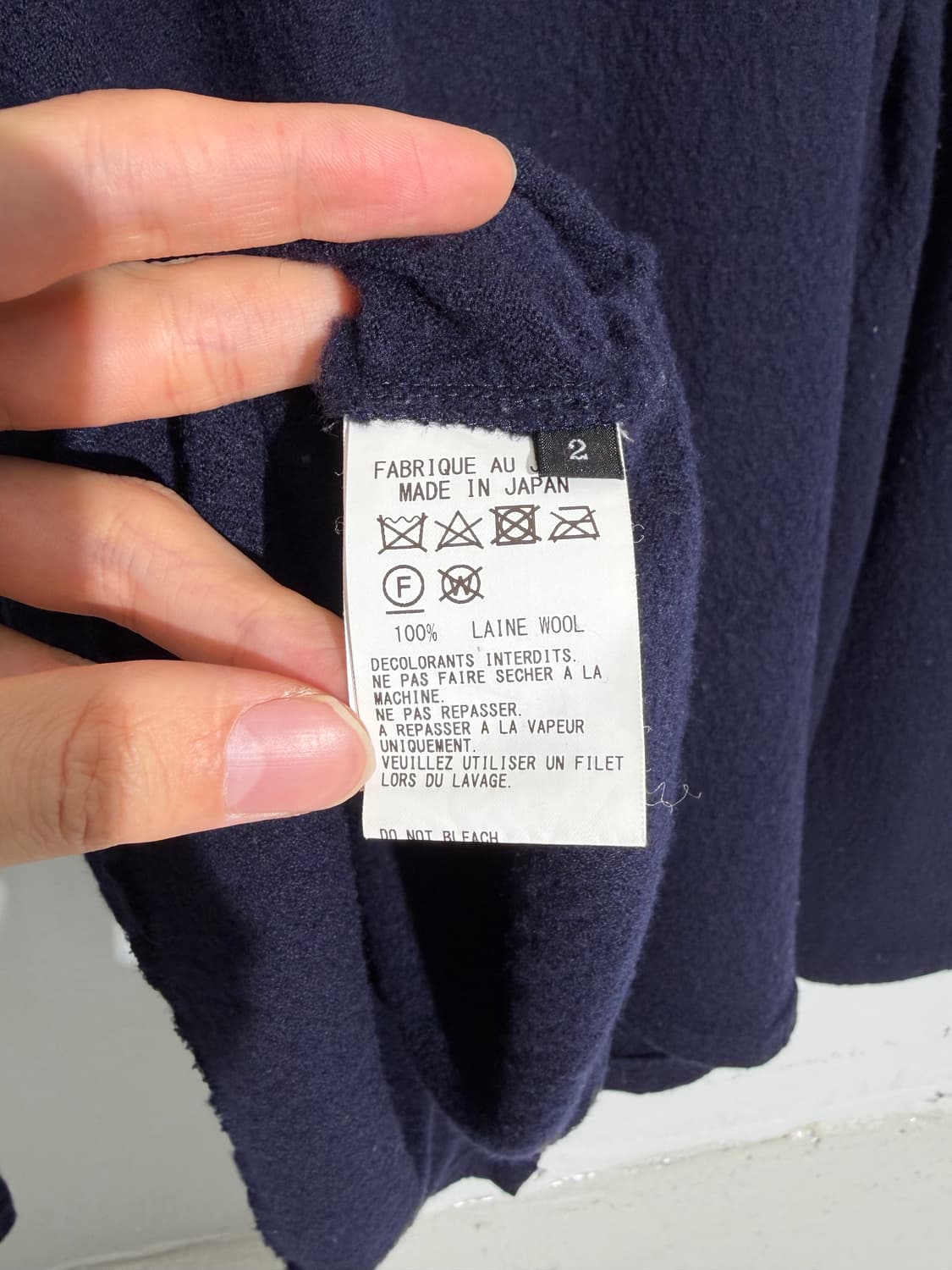 Y's 요지야마모토 축융울 비대칭 니트 상품이미지5