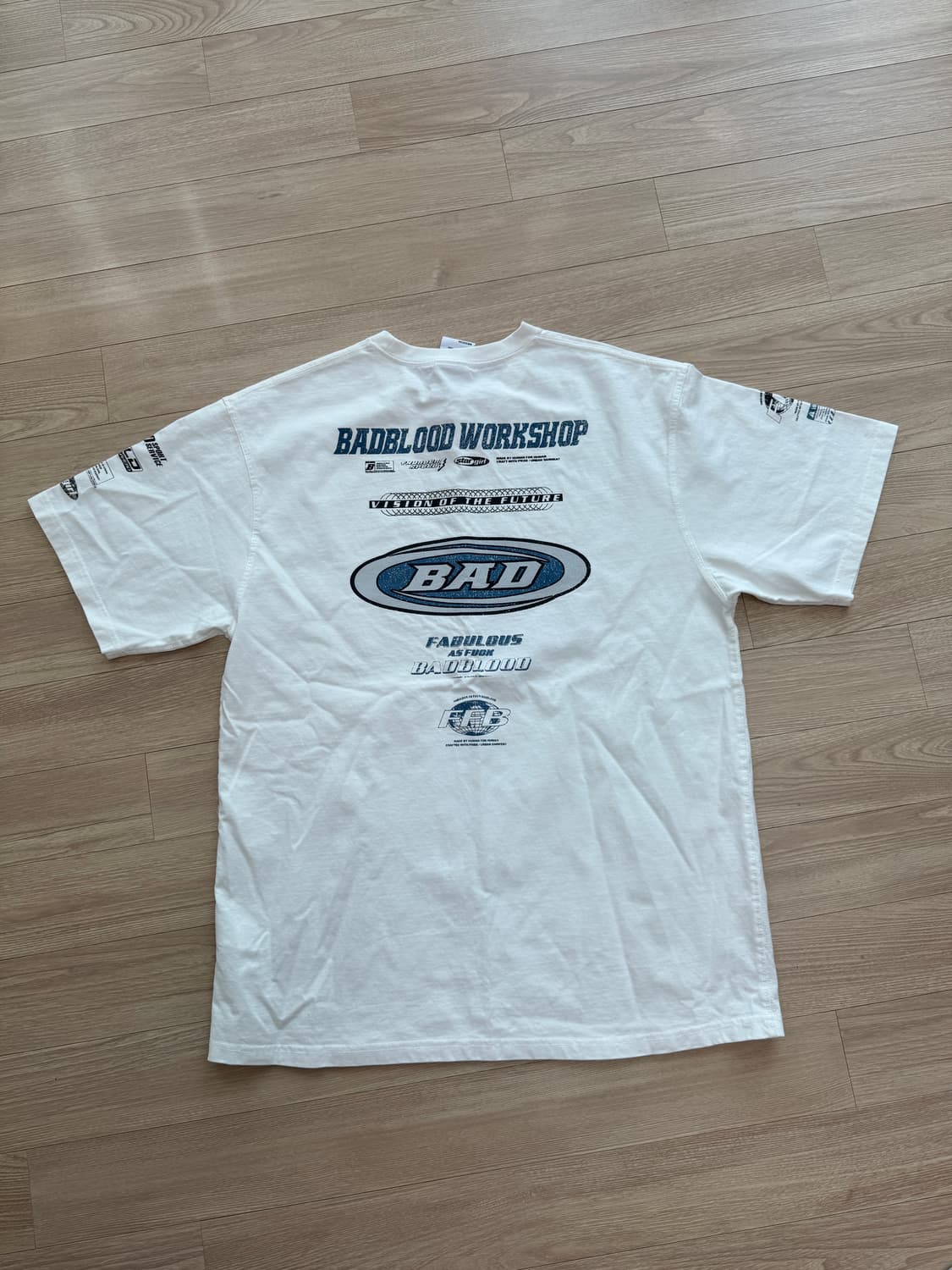 배드블러드) F2 올드이펙트 반팔 티셔츠 상품이미지2