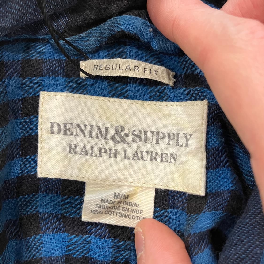 716 폴로 데님앤서플라이 체크셔츠 상품이미지2