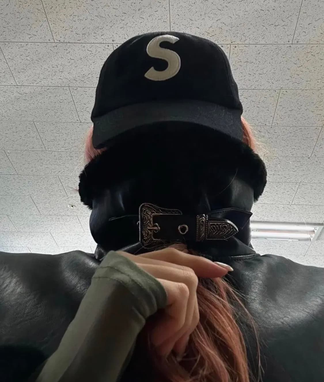 새상품  myuun 뮨 박규언 배드레스 크롭 무스탕 상품이미지7