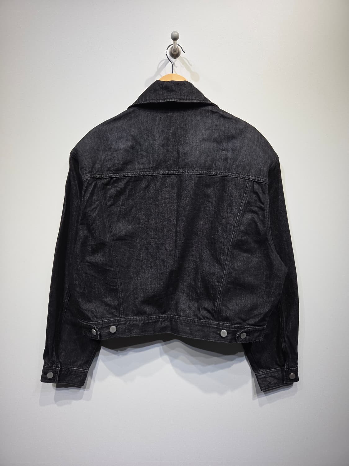 PLAC 플랙 오버핏 흑청 데님 자켓 상품이미지6